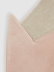 Reiss Porcelain Pink Apsara Velvet Single Breasted Blazer - Image 7 of 7