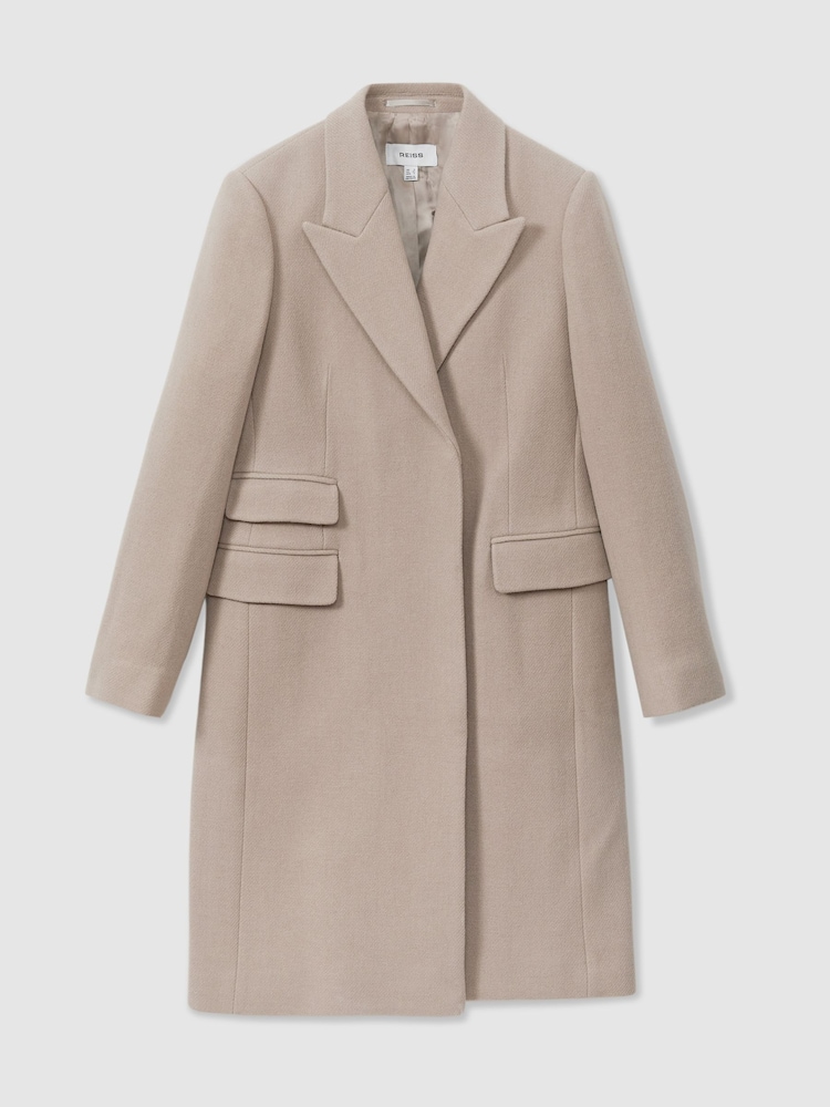 Reiss Stone Louis Wool-Blend Coat - Image 2 of 6