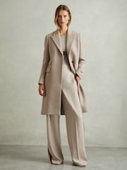Reiss Stone Louis Petite Wool-Blend Coat - Image 3 of 7