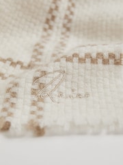Reiss Cream Liana Wool-Cashmere Fringed Scarf - Image 3 of 4