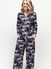 Cyberjammies Blue Printed Long Sleeve Pyjamas Set - Image 2 of 4