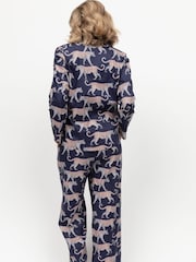 Cyberjammies Blue Printed Long Sleeve Pyjamas Set - Image 3 of 4