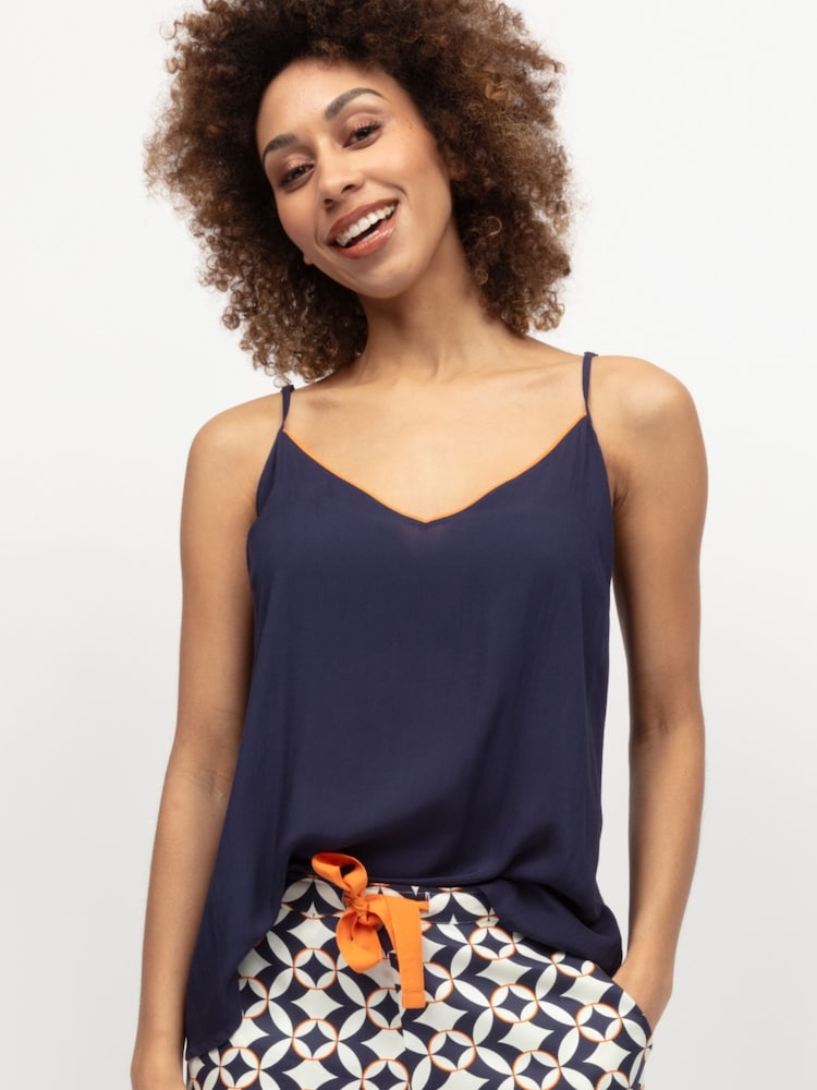 Cyberjammies Blue Solid Modal Cami Sleep Top - Image 2 of 4