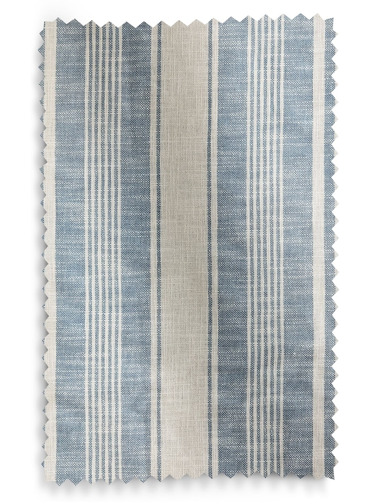 Linen Look Stripe Eyelet Lined Curtains - Imagen 5 de 5 Linen Look Stripe Eyelet Lined Curtains - Imagen 5 de 5