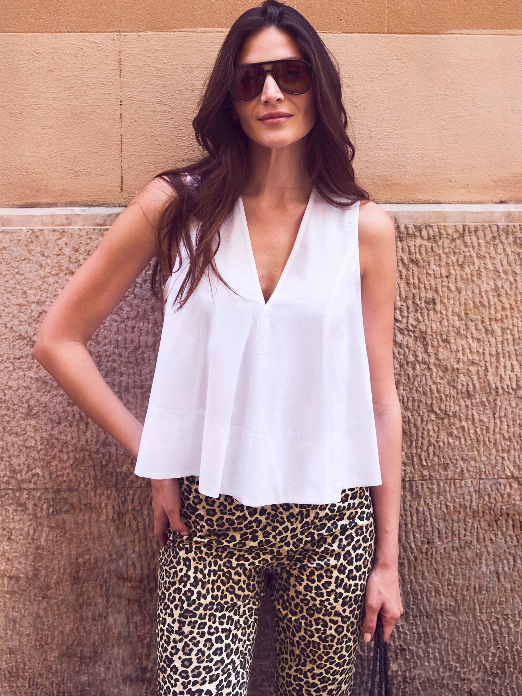 Buy Ro&Zo White Cotton Swing Top from Next USA