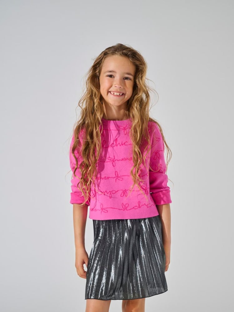 ONLY KIDS Shiny Pleated Skirt - Image 1 of 3