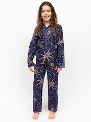 Minijammies Printed Long Sleeve 100% Cotton Pyjama Set - Image 2 of 4