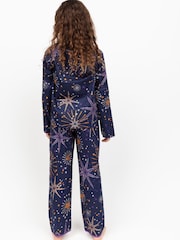 Minijammies Printed Long Sleeve 100% Cotton Pyjama Set - Image 3 of 4
