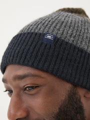 FatFace Navy Leo Beanie - Image 2 of 4