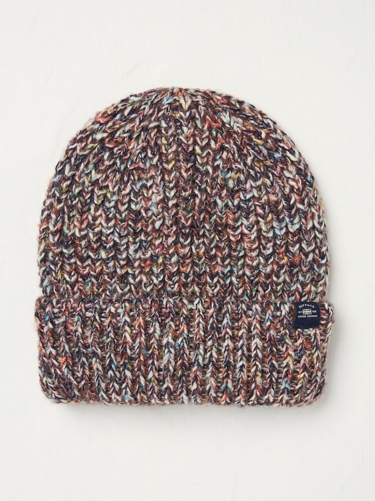 FatFace Red Twist Beanie - Image 1 of 2 FatFace Red Twist Beanie - Image 1 of 2