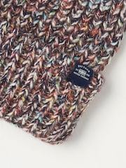 FatFace Red Twist Beanie - Image 2 of 2
