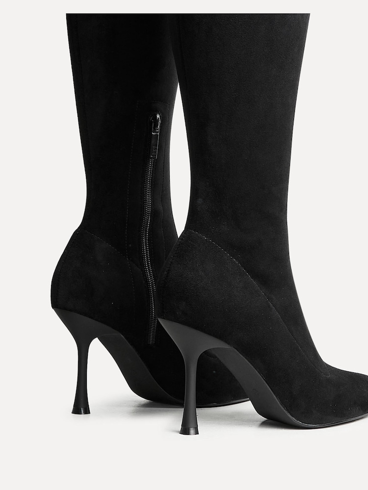 Linzi Laney Stretch-Stiefel mit hohem Schaft und Stiletto-Absatz - Bild 6 von 6