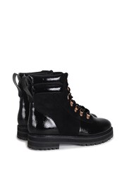 Linzi Black Astrid Court Front Heels With Buckle Detail - Image 4 of 4