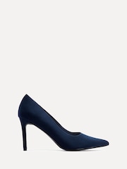 Linzi Blue Opera Stiletto Closed Toe Court Heels - Image 2 of 5
