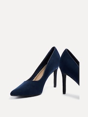 Linzi Blue Opera Stiletto Closed Toe Court Heels - Image 5 of 5