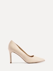 Linzi Nude Opera Stiletto Closed Toe Court Heels - Image 2 of 5
