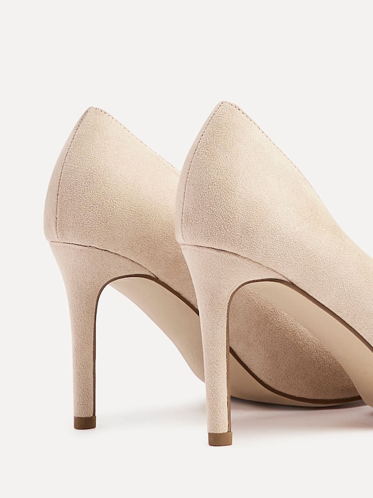 Linzi Nude Opera Stiletto Closed Toe Court Heels - Image 5 of 5