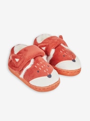 JoJo Maman Bébé Orange Fox Slipper Shoes - Image 1 of 4