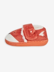 JoJo Maman Bébé Orange Fox Slipper Shoes - Image 4 of 4