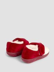 JoJo Maman Bébé Red Santa Christmas Santa Slipper Shoes - Image 2 of 4