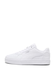 Puma Cotton White Mens Caven 2.0 Sneakers Trainers - Image 3 of 6