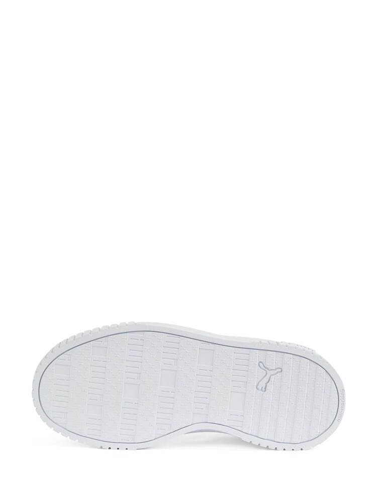 Puma White Carina 2.0 Kids Trainers - Image 6 of 6