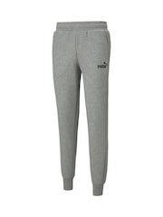 Puma Dark Grey Essentials Logo Men's Sweatpants - Image 4 of 5