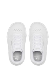 Puma White Carina 2.0 AC Babies Trainers - Image 5 of 6