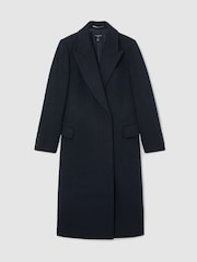 Atelier Wool-Blend Double-Breasted Long Coat - Image 2 of 11