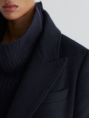 Atelier Wool-Blend Double-Breasted Long Coat - Image 5 of 11