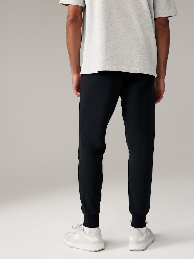 Puma Dark Black Essentials Logo Men's Sweat Joggers - Image 2 of 5