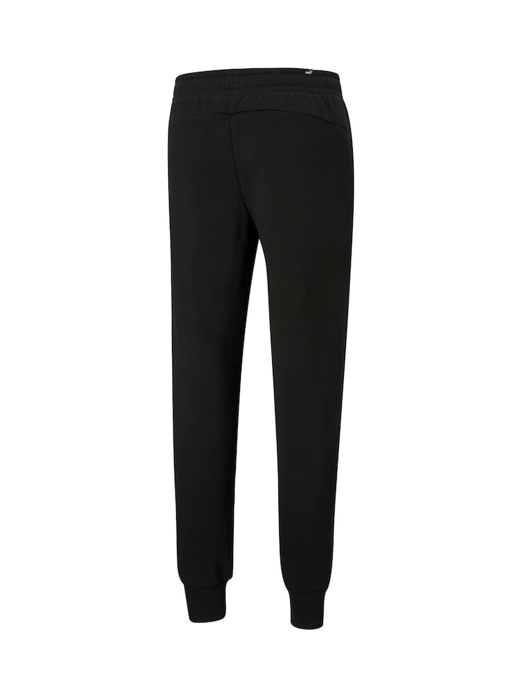 Puma Dark Black Essentials Logo Men's Sweat Joggers - Image 5 of 5