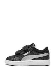Puma Black Smash 3.0 Glitz Glam Toddlers' Trainers - Image 1 of 6