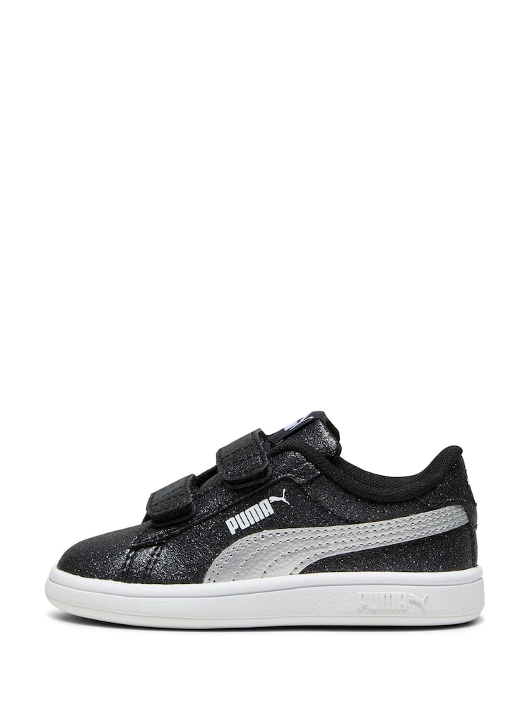 Puma Black Smash 3.0 Glitz Glam Toddlers' Trainers - Image 1 of 6