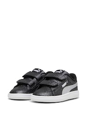 Puma Black Smash 3.0 Glitz Glam Toddlers' Trainers - Image 2 of 6