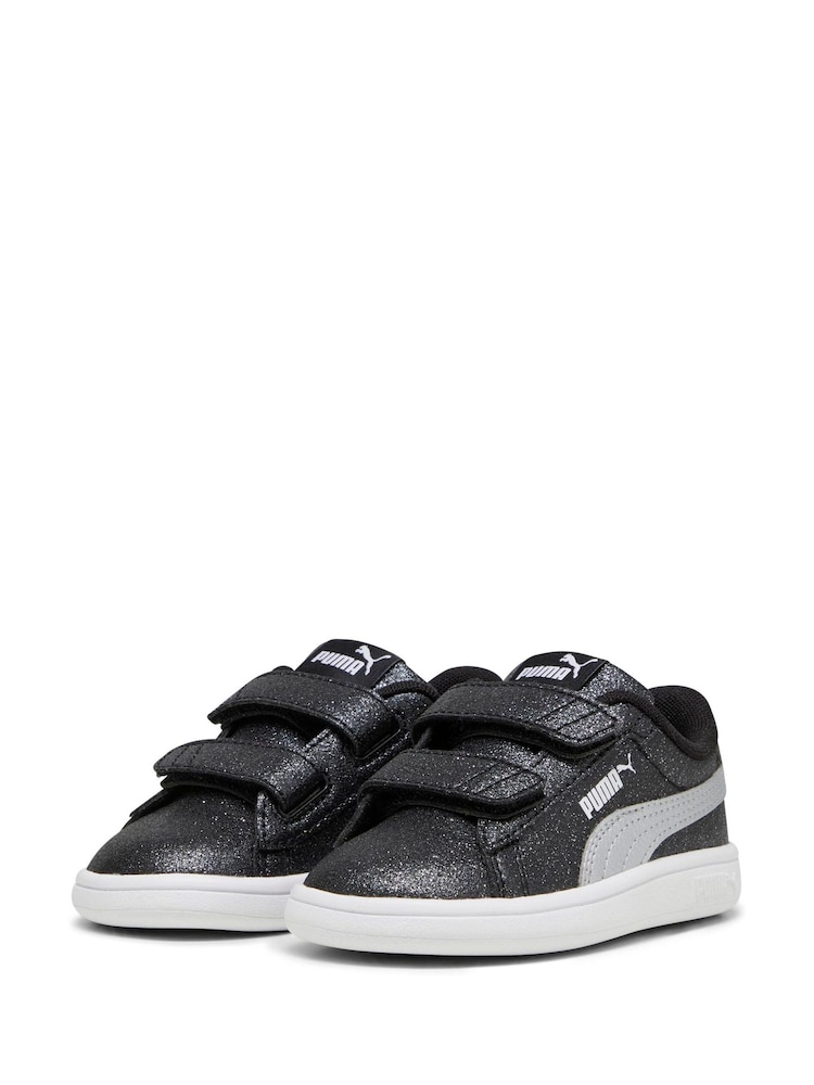 Puma Black Smash 3.0 Glitz Glam Toddlers' Trainers - Image 2 of 6