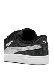 Puma Black Smash 3.0 Glitz Glam Toddlers' Trainers - Image 4 of 6