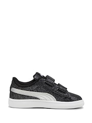 Puma Black Smash 3.0 Glitz Glam Toddlers' Trainers - Image 5 of 6
