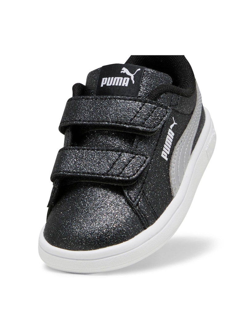 Puma Black Smash 3.0 Glitz Glam Toddlers' Trainers - Image 6 of 6