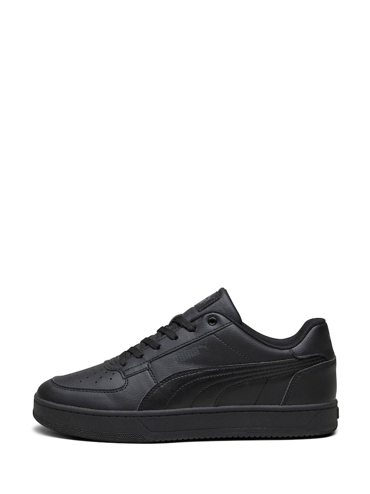 Puma Dark Black Mens Caven 2.0 Sneakers Trainers - Image 2 of 8