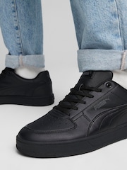 Puma Dark Black Mens Caven 2.0 Sneakers Trainers - Image 7 of 8