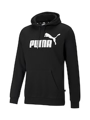 Puma Black Men Essentials Big Logo Hoodie - Image 4 of 5