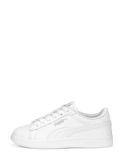 Puma Light White Girls Smsah 3.0 L Glitter Sneakers - Image 2 of 5