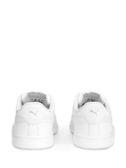 Puma Light White Girls Smsah 3.0 L Glitter Sneakers - Image 4 of 5