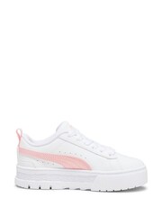 Puma White Mayze Kids' Trainers - Image 1 of 6