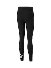 Женские леггинсы из % хлопка с логотипом Puma Essentials 100 - Изображение 4 из 5