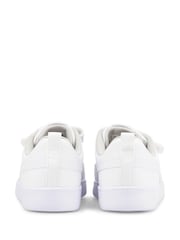 Puma White Courtflex V2 Kids' Trainers - Image 3 of 6