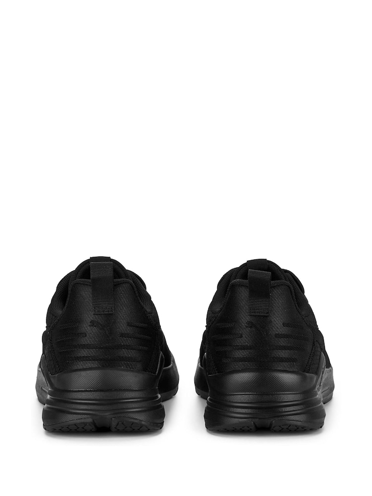 Puma Black Wired Run Trainers - Image 3 of 5