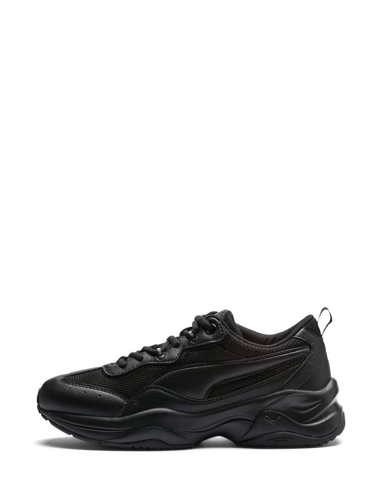 Puma Ink Black Womens Cilia Trainers - Image 2 of 6