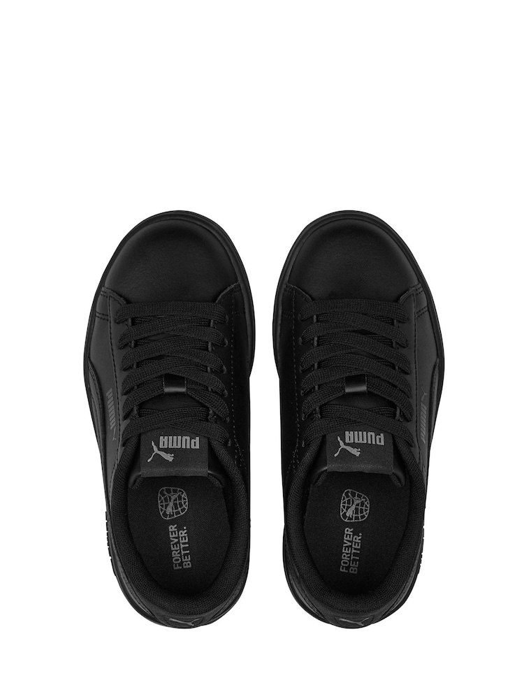 Puma Off Black Girls Smsah 3.0 L Glitter Sneakers - Image 5 of 5